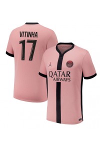 Paris Saint-Germain Vitinha #17 Voetbaltruitje 3e tenue 2024-25 Korte Mouw